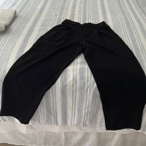 Urban Outfitters black wide leg, cropped pants, Size S